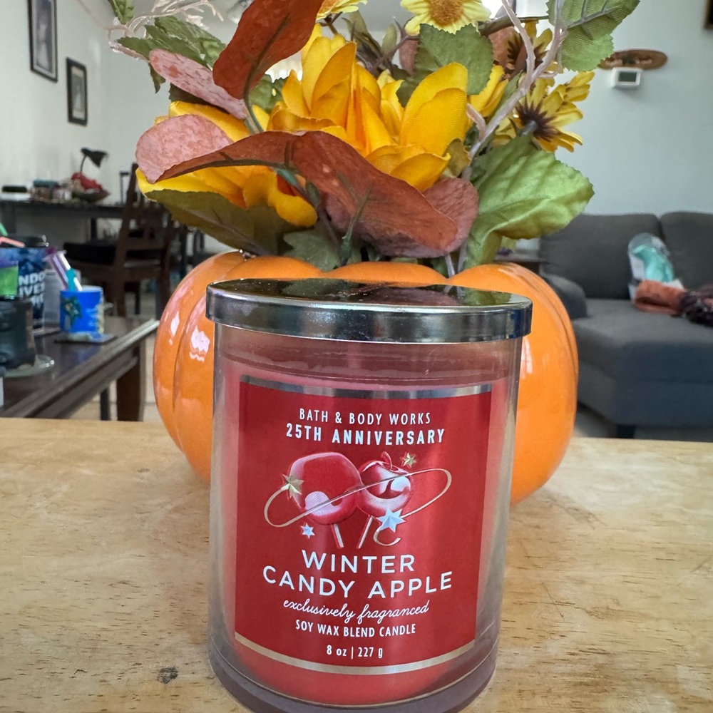 Bath & Body Works Red Winter Candy Apple Candle